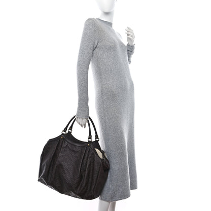 Gucci Guccissima Signature Large Sukey Tote Chocolate 2 of 14