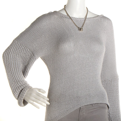 David Yurman Sterling Silver Diamond Quatrefoil Lariat Wheat Chain Necklace 2 of 7