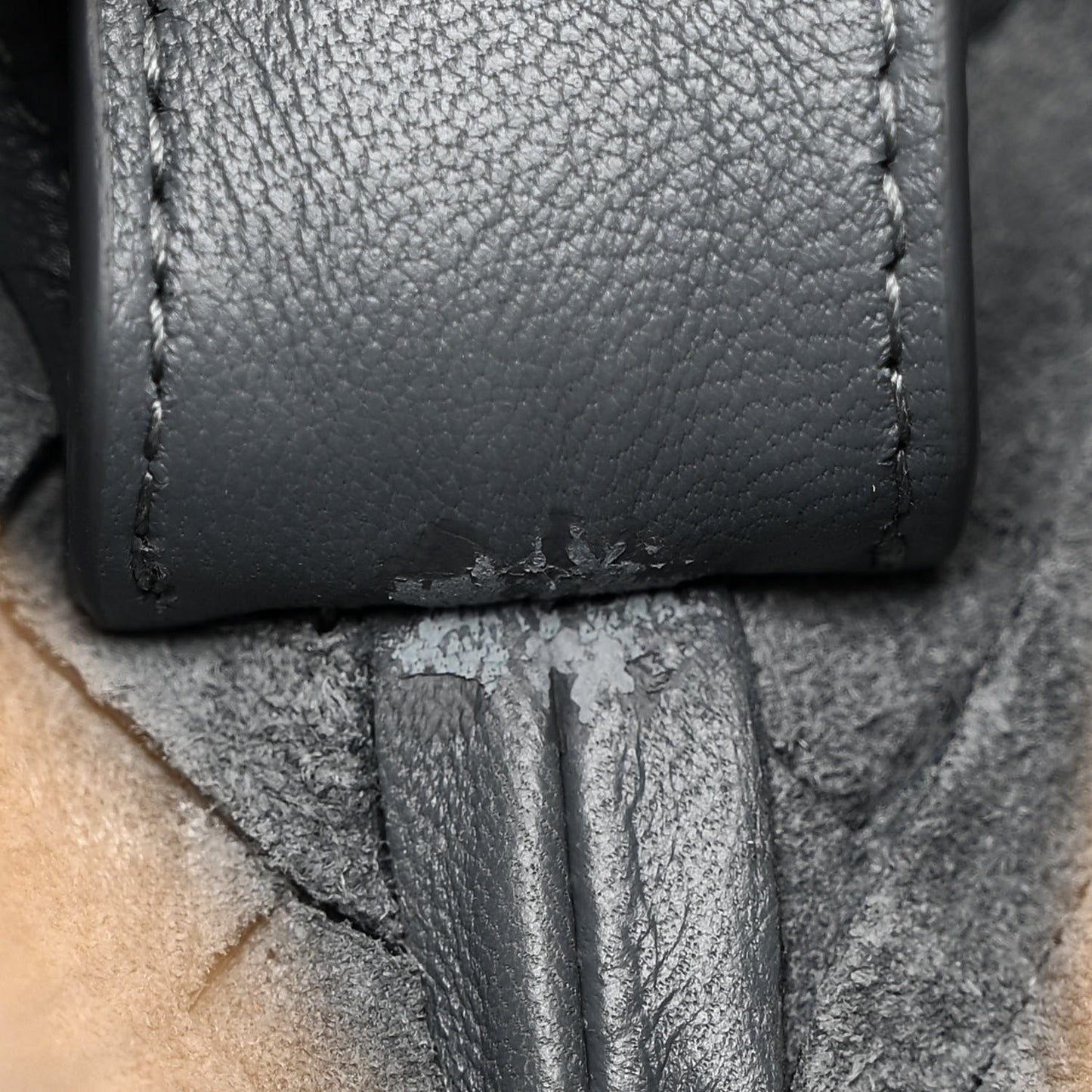 Nappa Intrecciato Small Loop Camera Bag Thunder