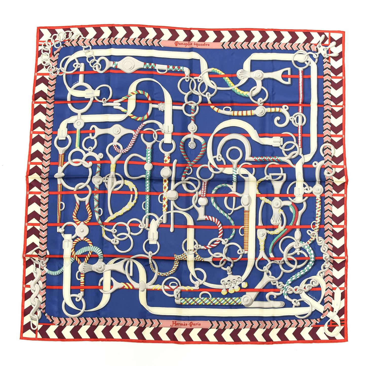 Silk Panoplie Equestre Scarf 90
