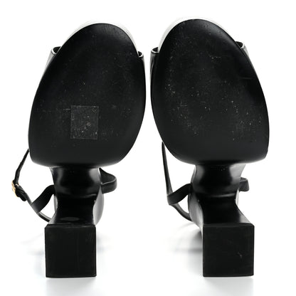 Chanel Lambskin Platform Sandals 40 Black 7 of 13