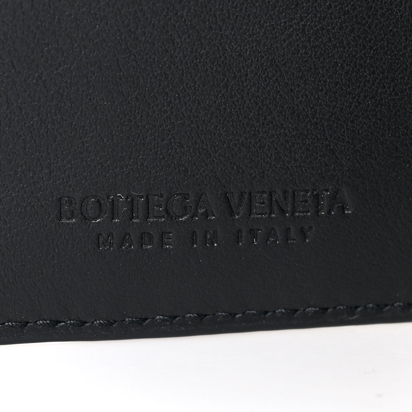Calfskin Grid Continental Wallet Black