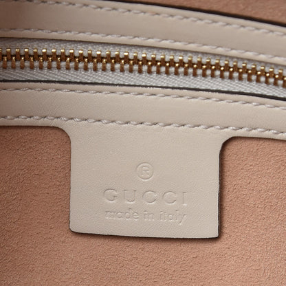 Gucci Apollo Calfskin GG Dadini Embroidered Large Hobo Mystic White 6 of 12