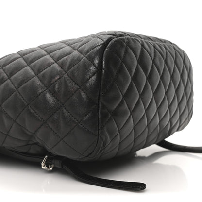Chanel Calfskin Quilted Large Urban Spirit Backpack Black 9 of 10