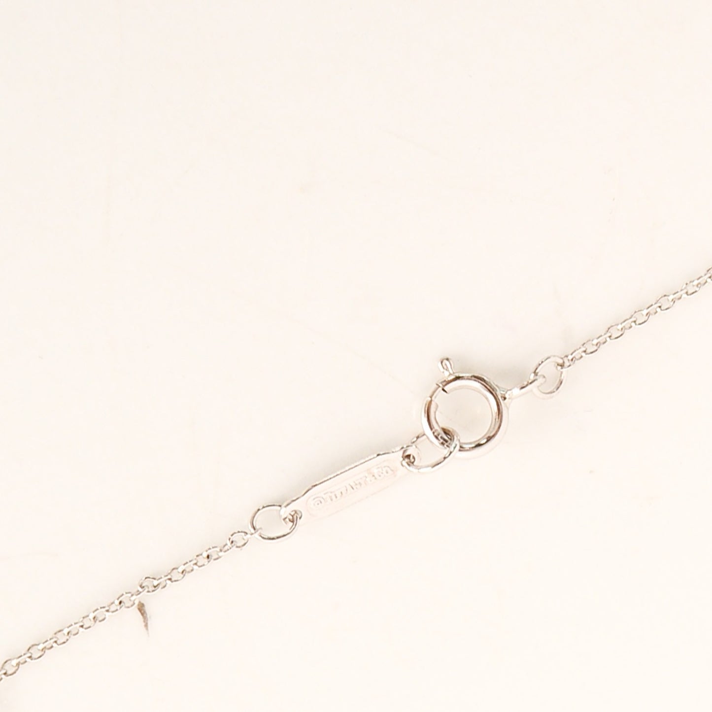 18K White Gold Diamond Mini Heart Lock Pendant Necklace