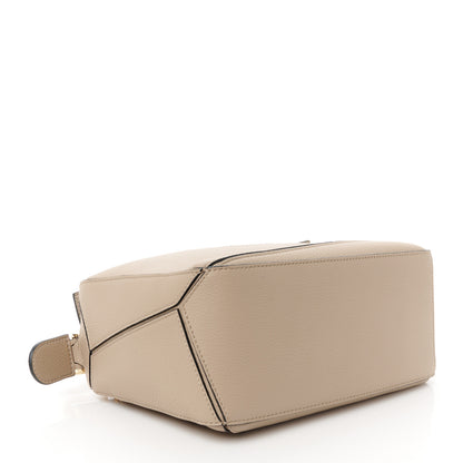 Loewe Grained Calfskin Small Puzzle Bag Sand 4 of 10