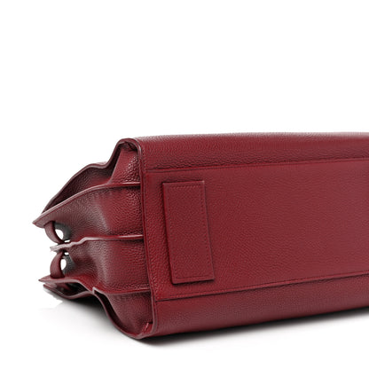 Saint Laurent Grained Calfskin Small Supple Sac De Jour Dark Pallisandre 7 of 9