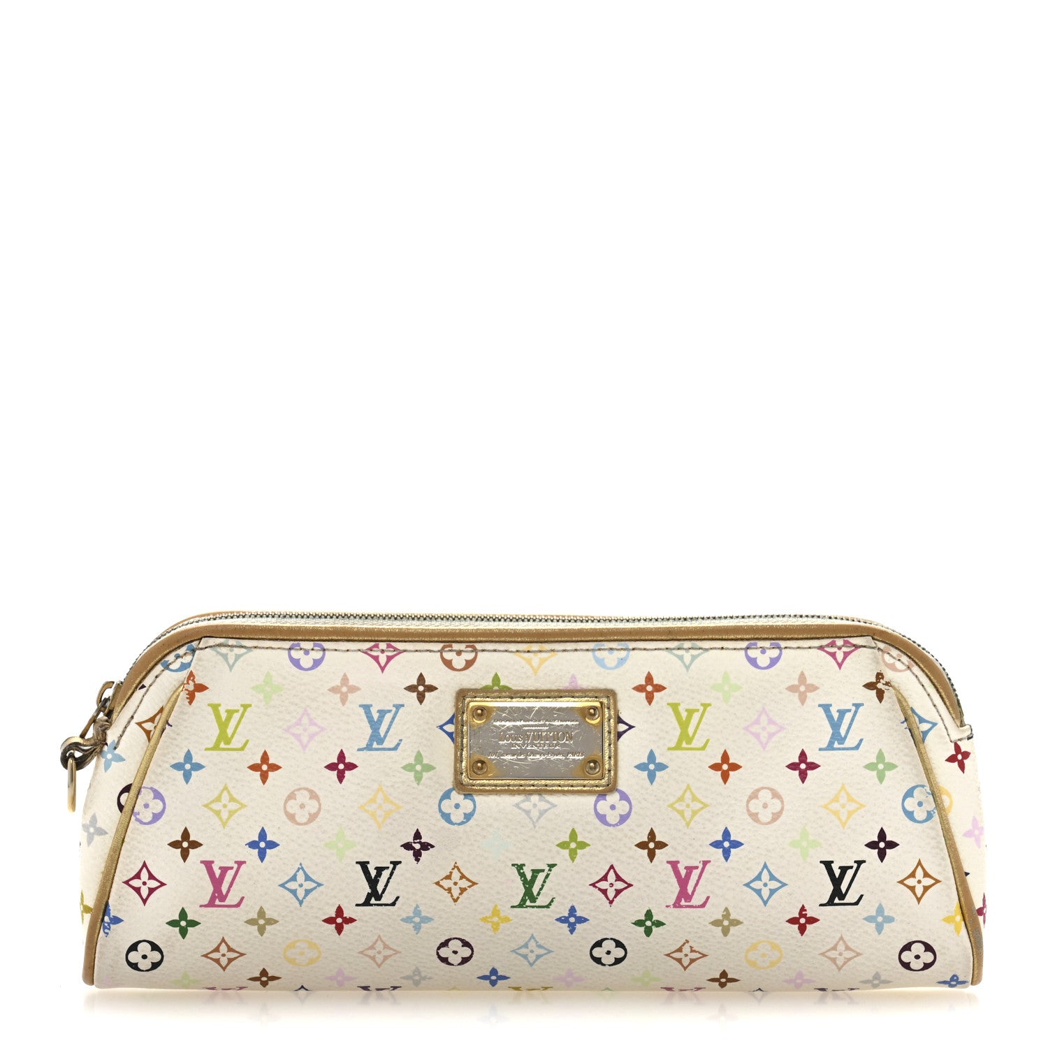 Louis Vuitton Monogram Multicolor Kate Clutch White 1 of 12