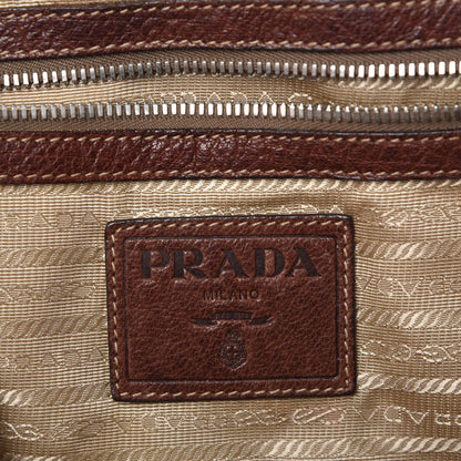 Prada Jacquard Logo Frame Brown 8 of 25