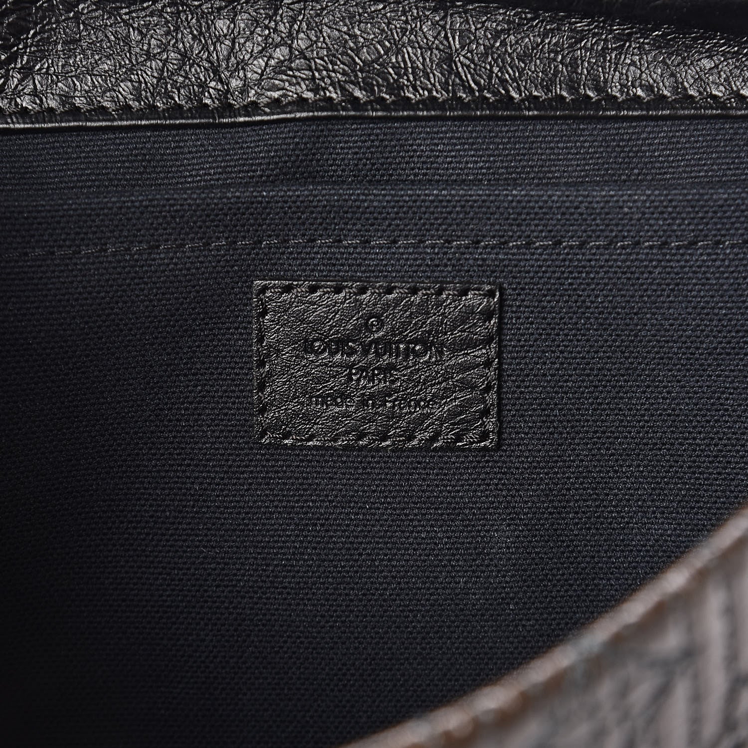 Louis Vuitton Monogram Motard Pochette Black 6 of 9