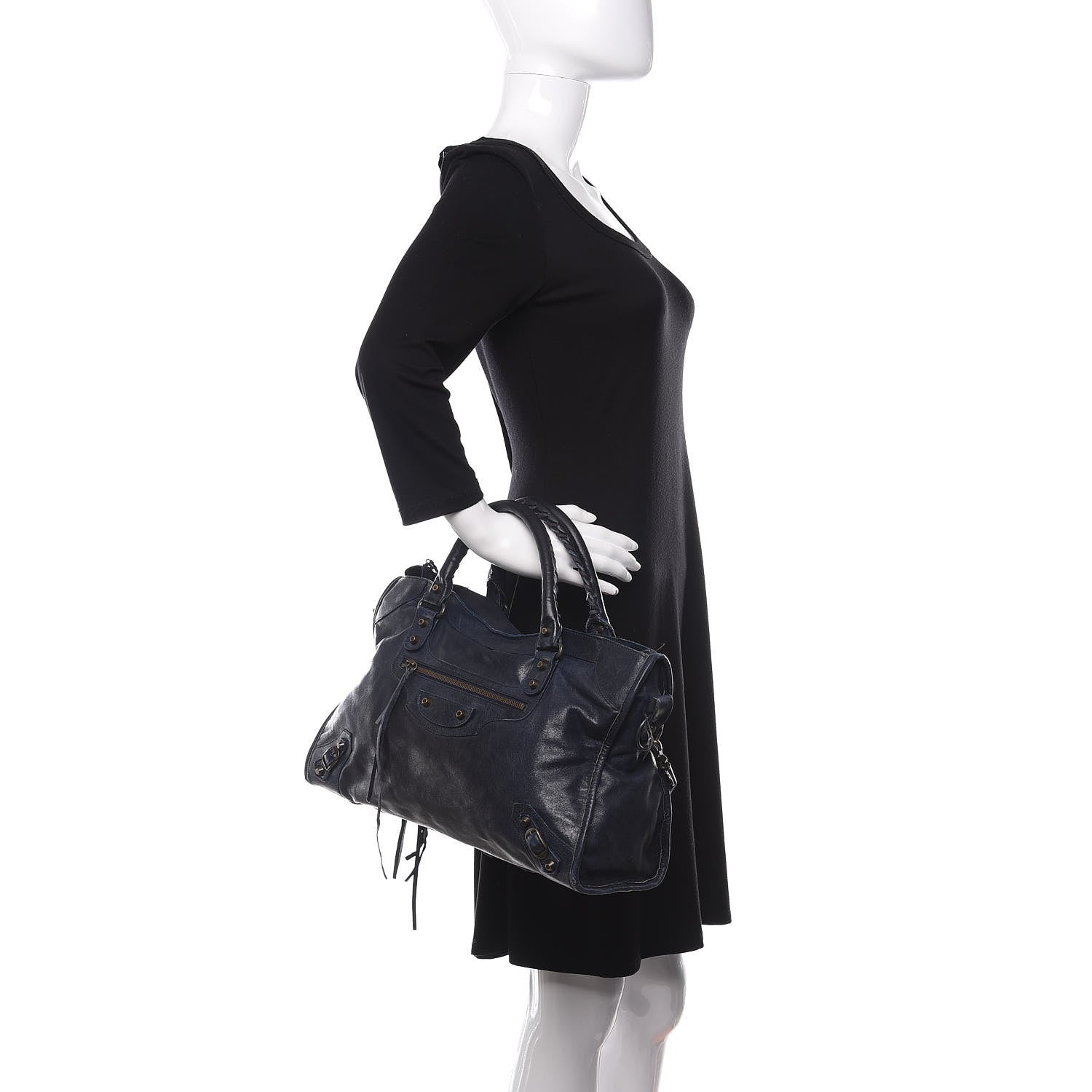 Balenciaga Chevre Classic Hardware City Marine 3 of 10