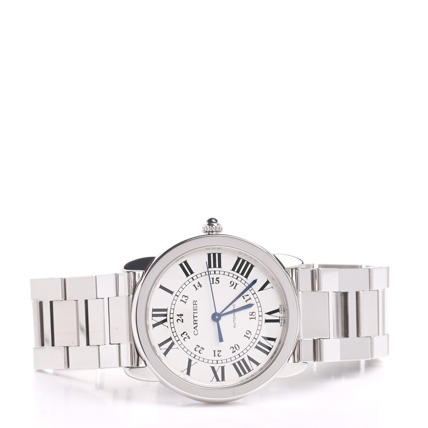Cartier Stainless Steel 36mm Ronde Solo Automatic Watch 2 of 6