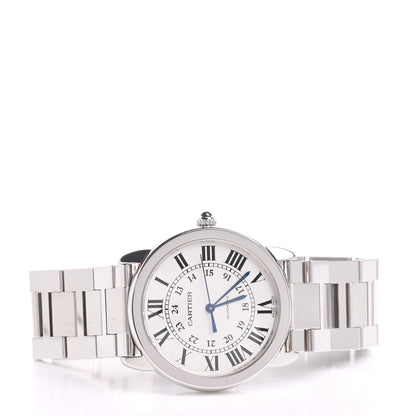 Cartier Stainless Steel 36mm Ronde Solo Automatic Watch 2 of 6