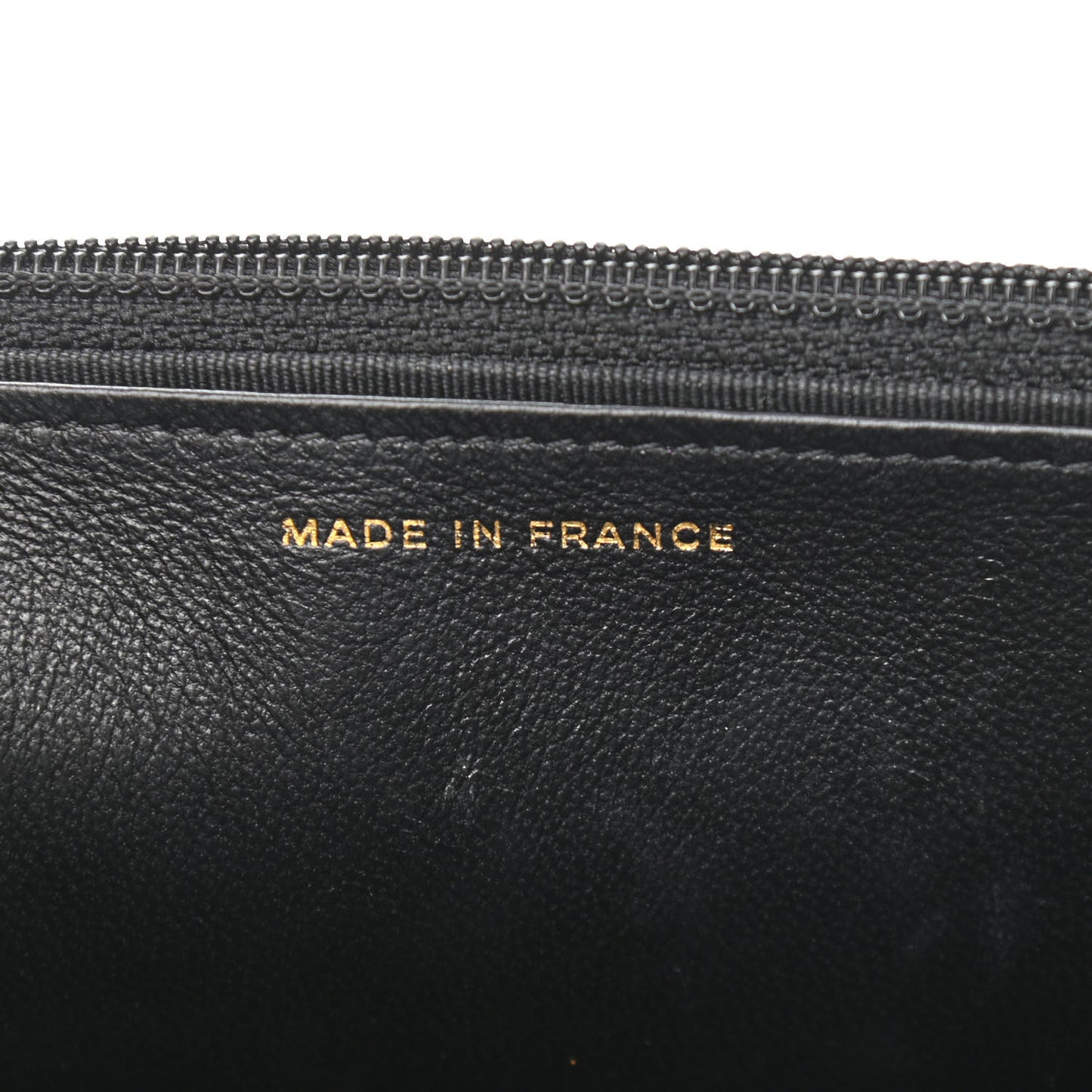 Lambskin Pyramid Wallet On Chain WOC Black