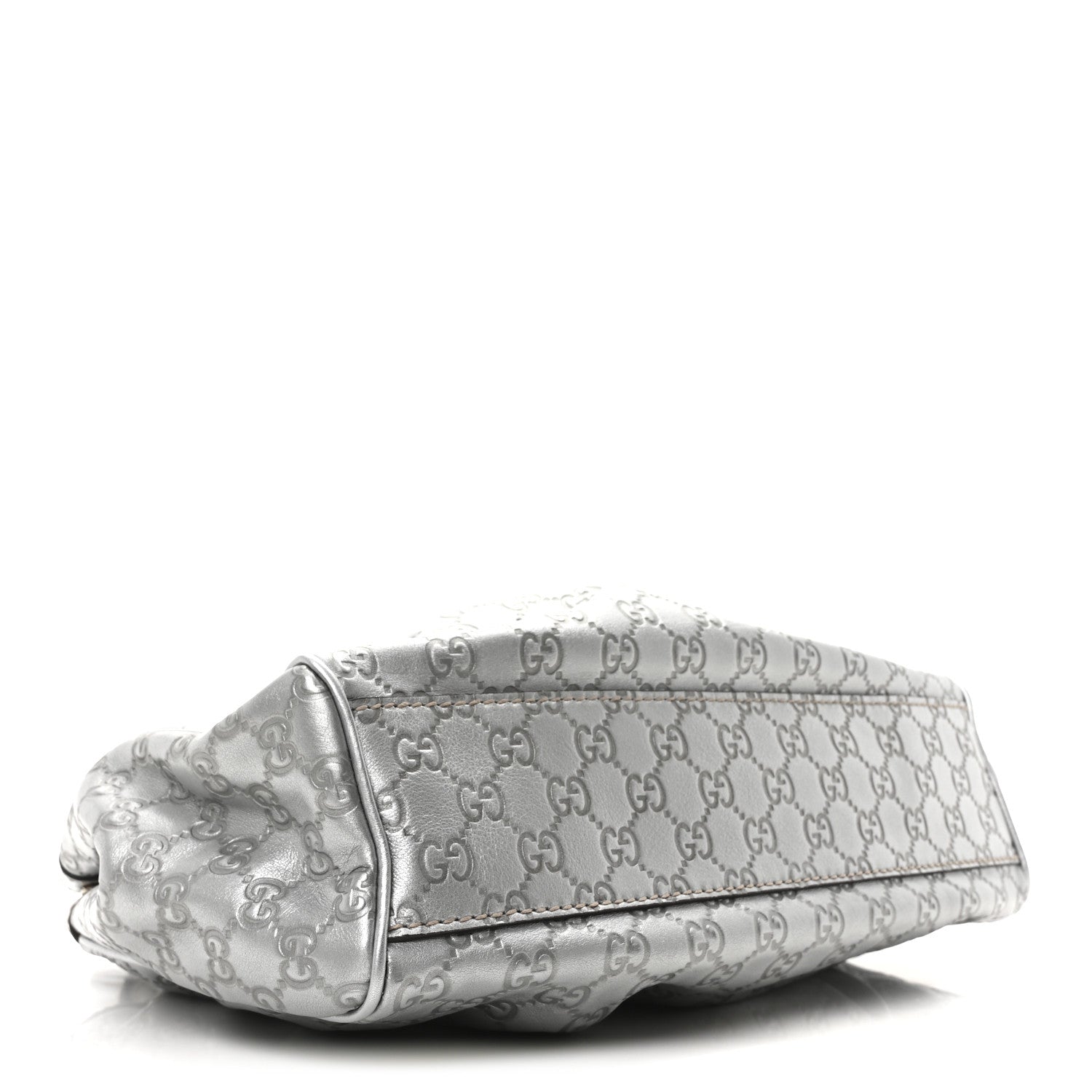 Gucci Guccissima Medium Sukey Tote Silver 4 of 10