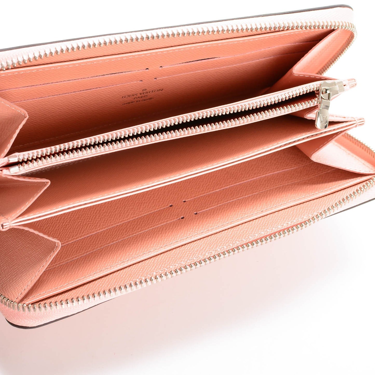 Epi Zippy Wallet Rose Nacre