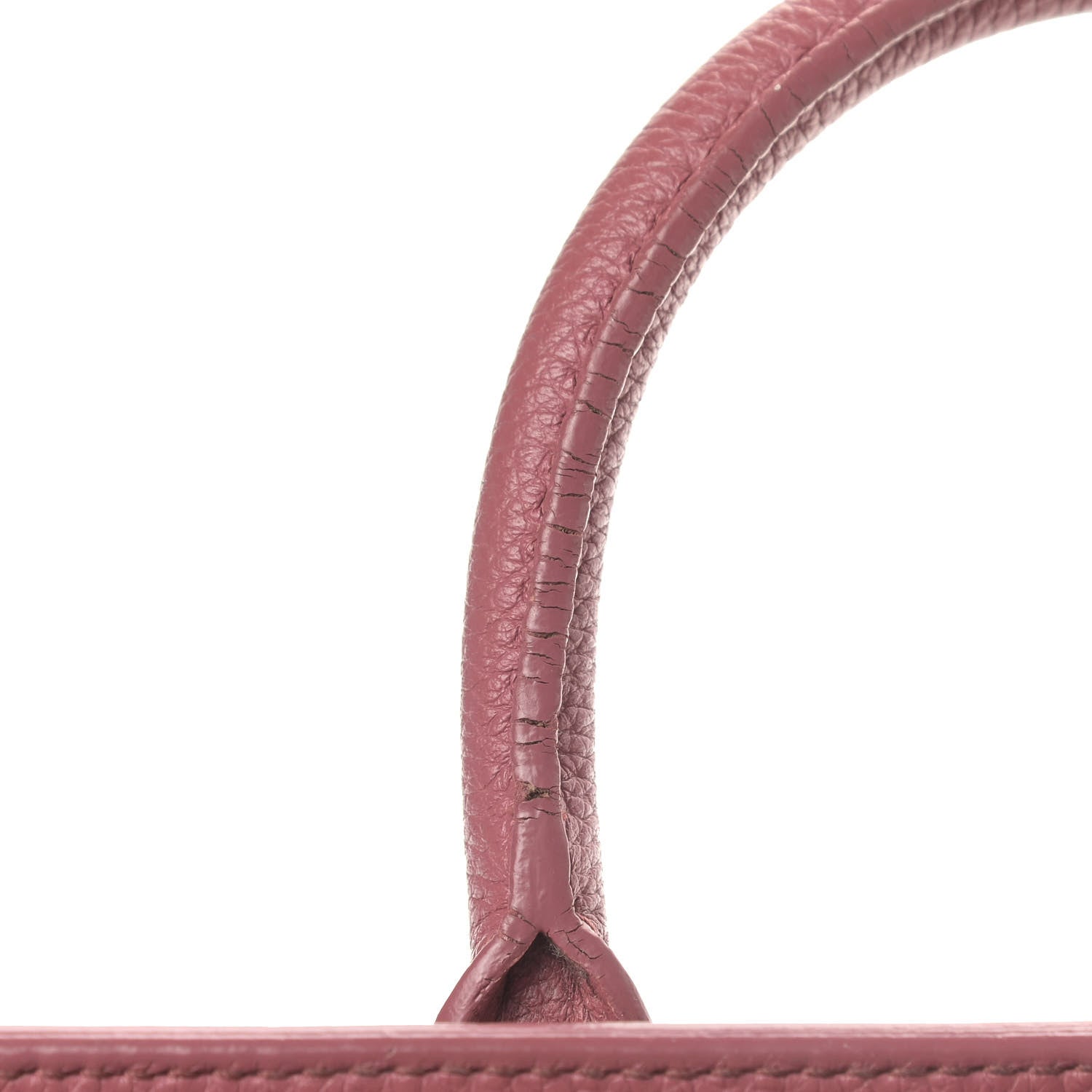 Saint Laurent Grained Calfskin Nano Supple Sac De Jour Dark Rose 9 of 10