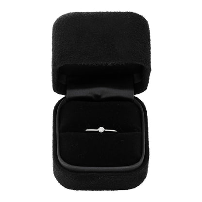 Tiffany Platinum Diamond Elsa Peretti Single-Row Wave Ring 54 7 5 of 5