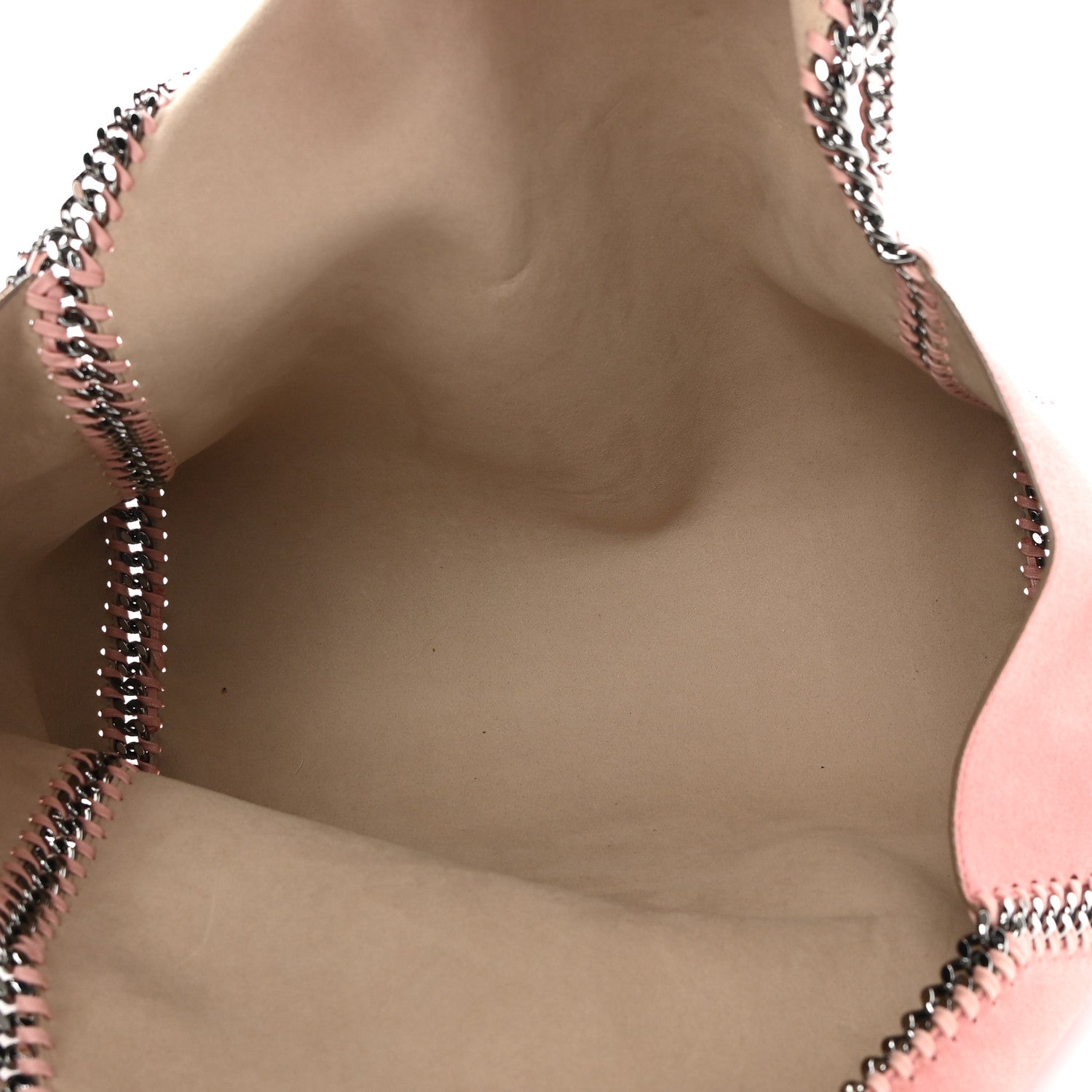 Stella McCartney Shaggy Deer Falabella Reversible Tote Blush Pink Beige 6 of 14
