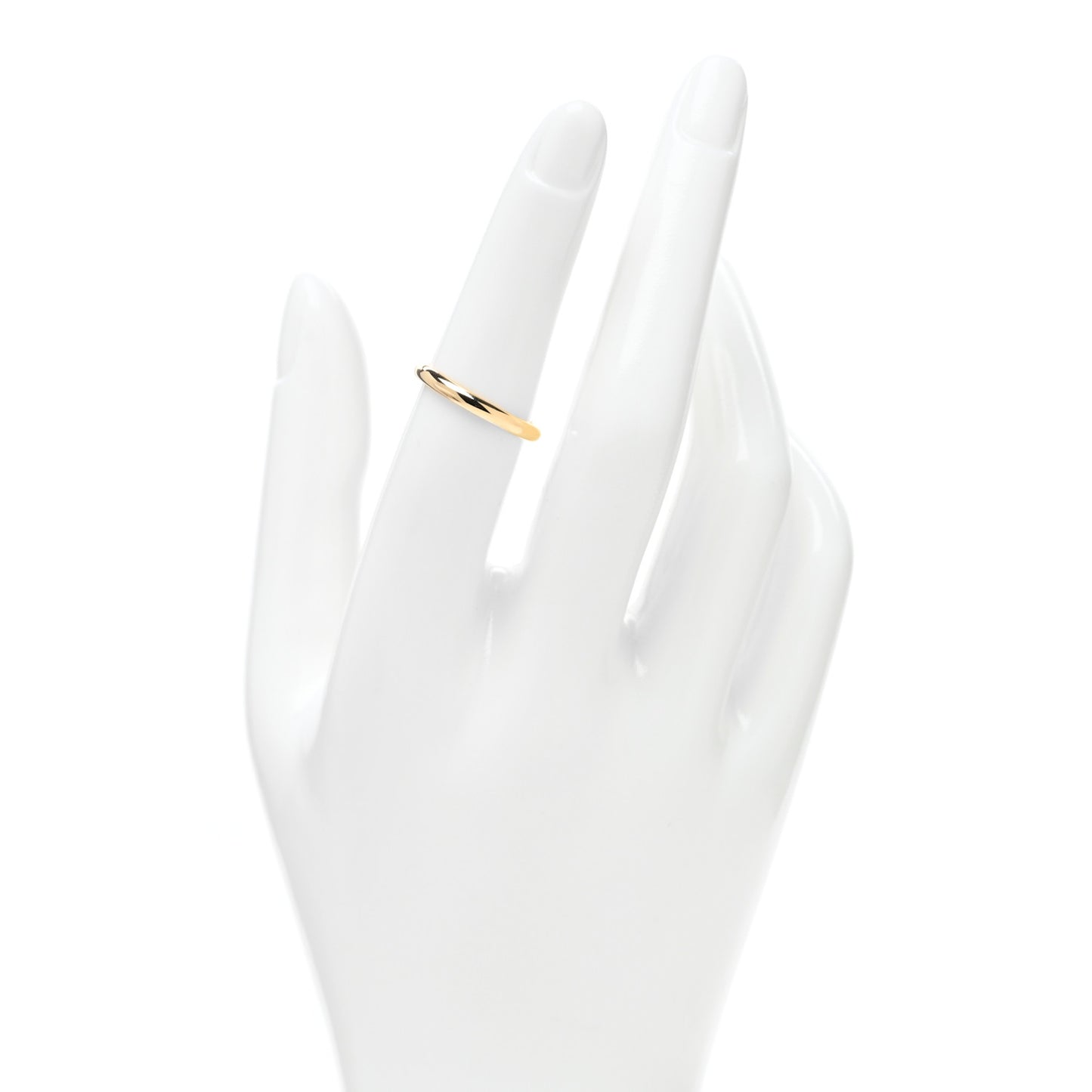 18K Yellow Gold 2.5mm 1895 Wedding Band Ring 52 6