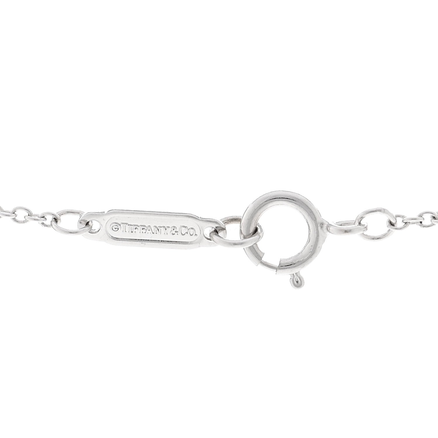 Tiffany 18K White Gold Diamond Pearl 6.5-7mm Pendant Necklace 4 of 5