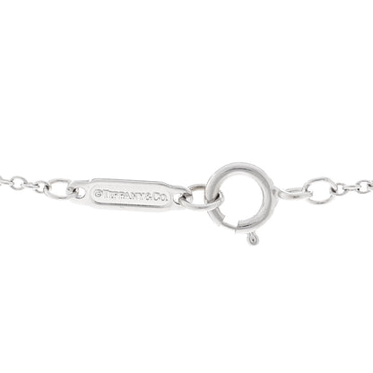 Tiffany 18K White Gold Diamond Pearl 6.5-7mm Pendant Necklace 4 of 5