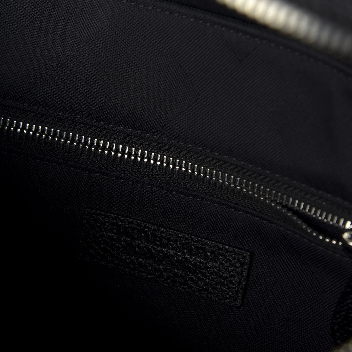 Burberry Nylon Pebbled Calfskin Backpack Navy 8 of 11