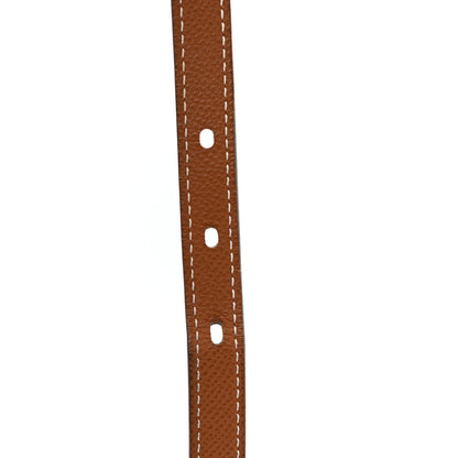 Hermes Swift Epsom 13mm Lucky 85 34 15 Belt  Black Gold 4 of 6
