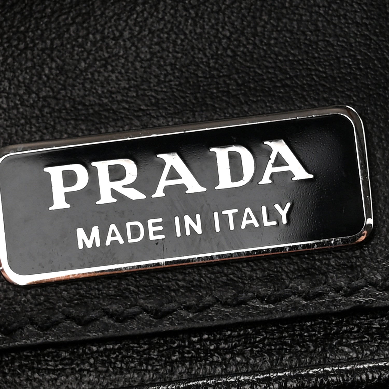 Prada City Calf Saffiano Cahier Astrology Bag Black 7 of 11