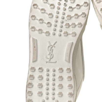 Saint Laurent Calfskin Jump Low Top Sneakers 40 White 8 of 10