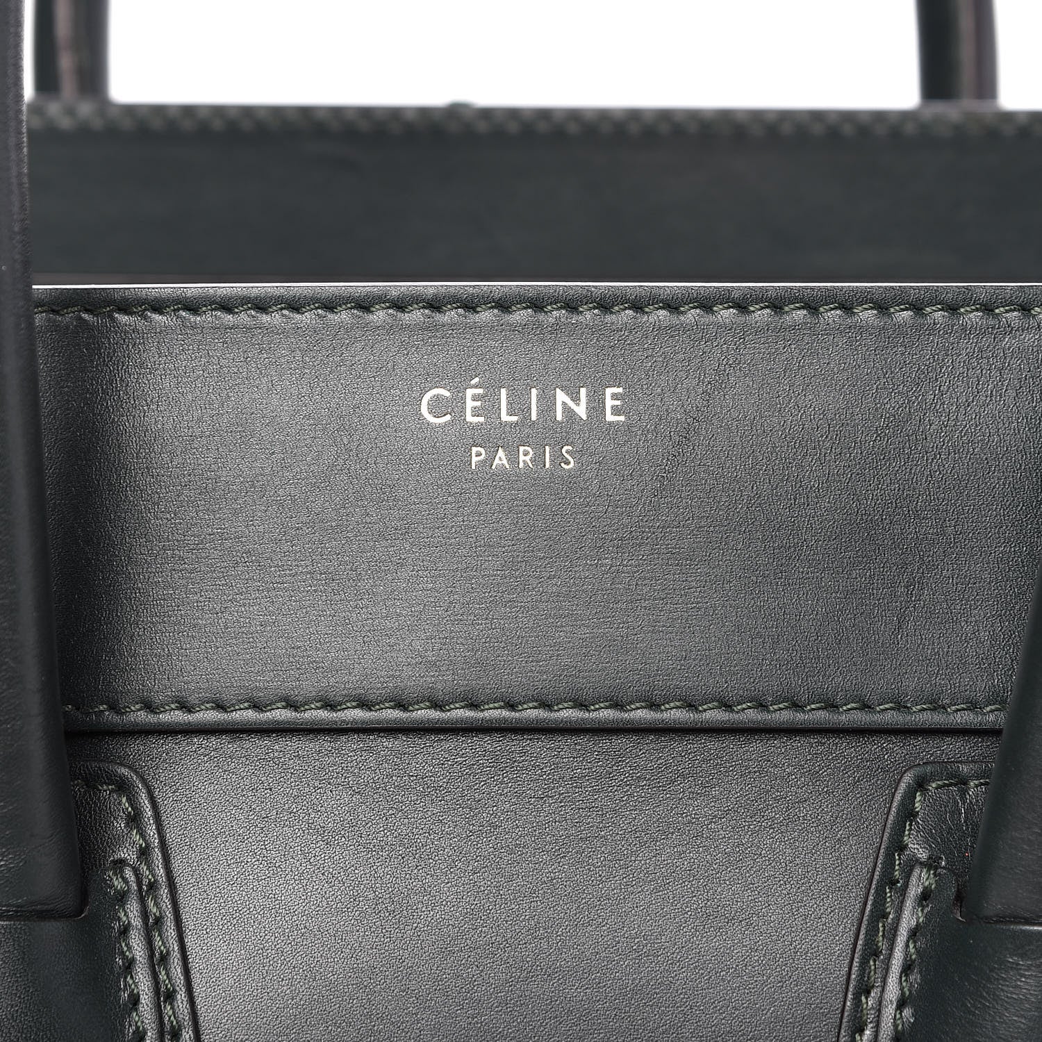 Celine Smooth Calfskin Mini Luggage Emerald 9 of 9