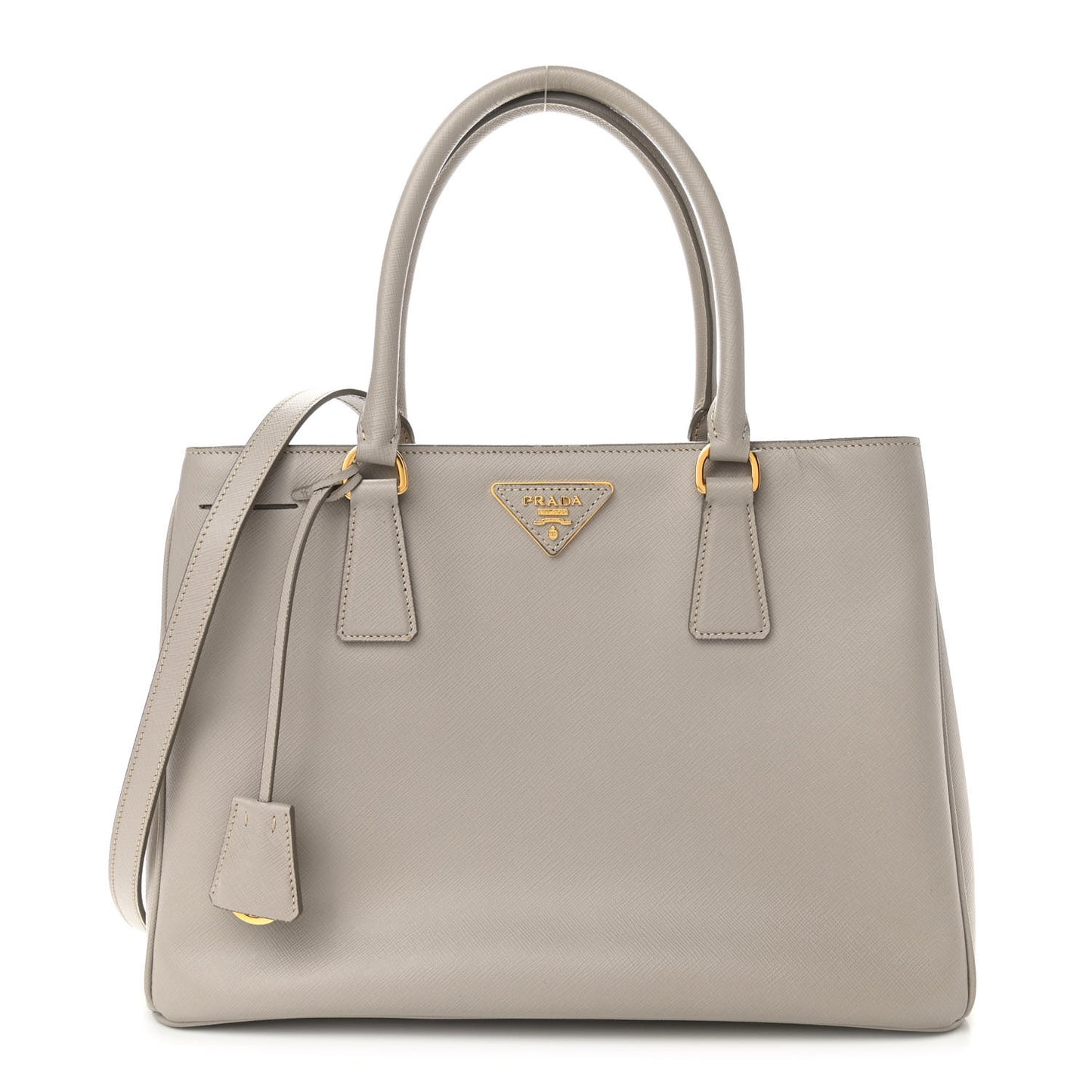 Saffiano Lux Medium Tote Pomice