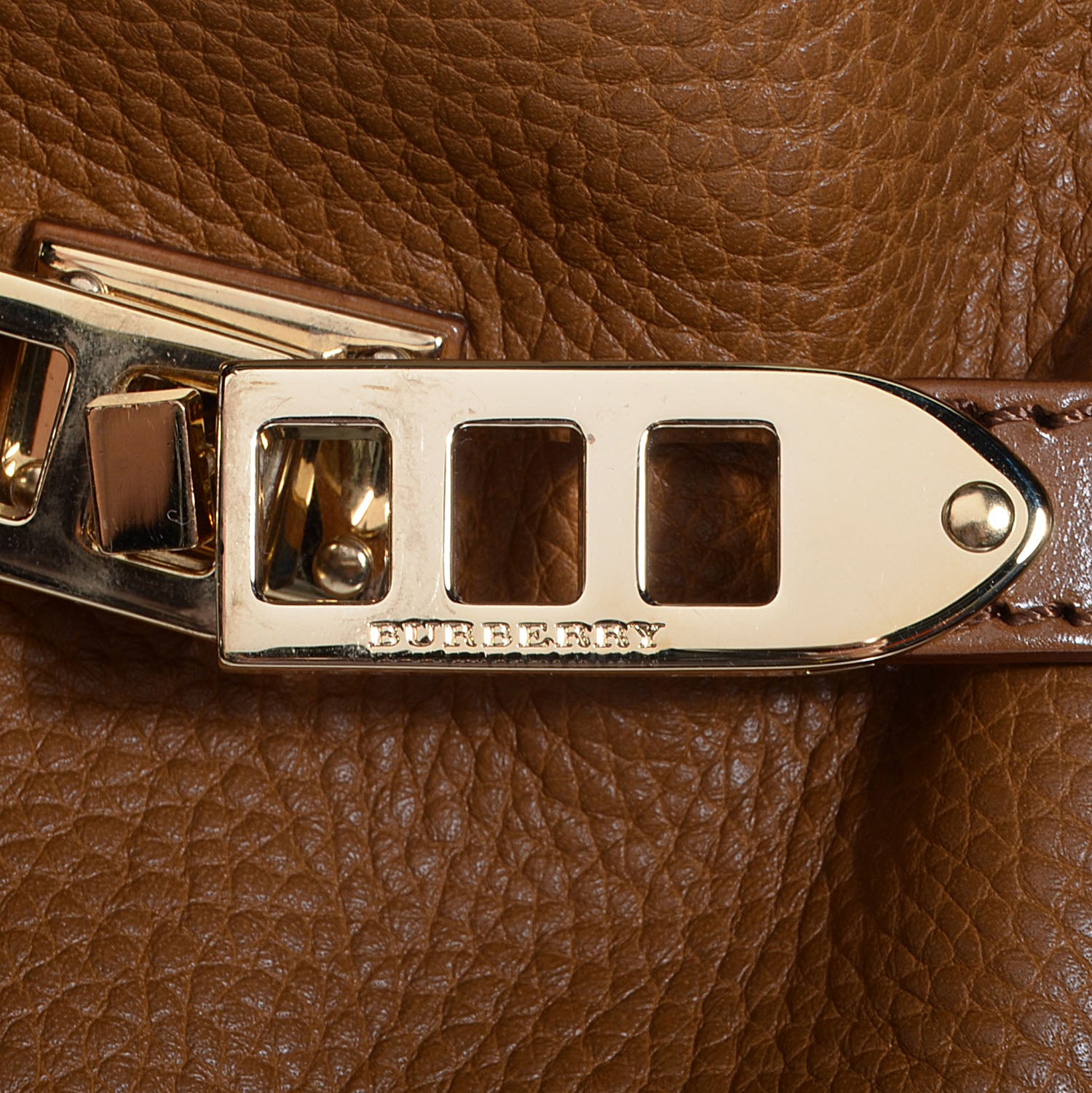 Burberry Grainy Leather Medium Golderton Camel 11 of 11