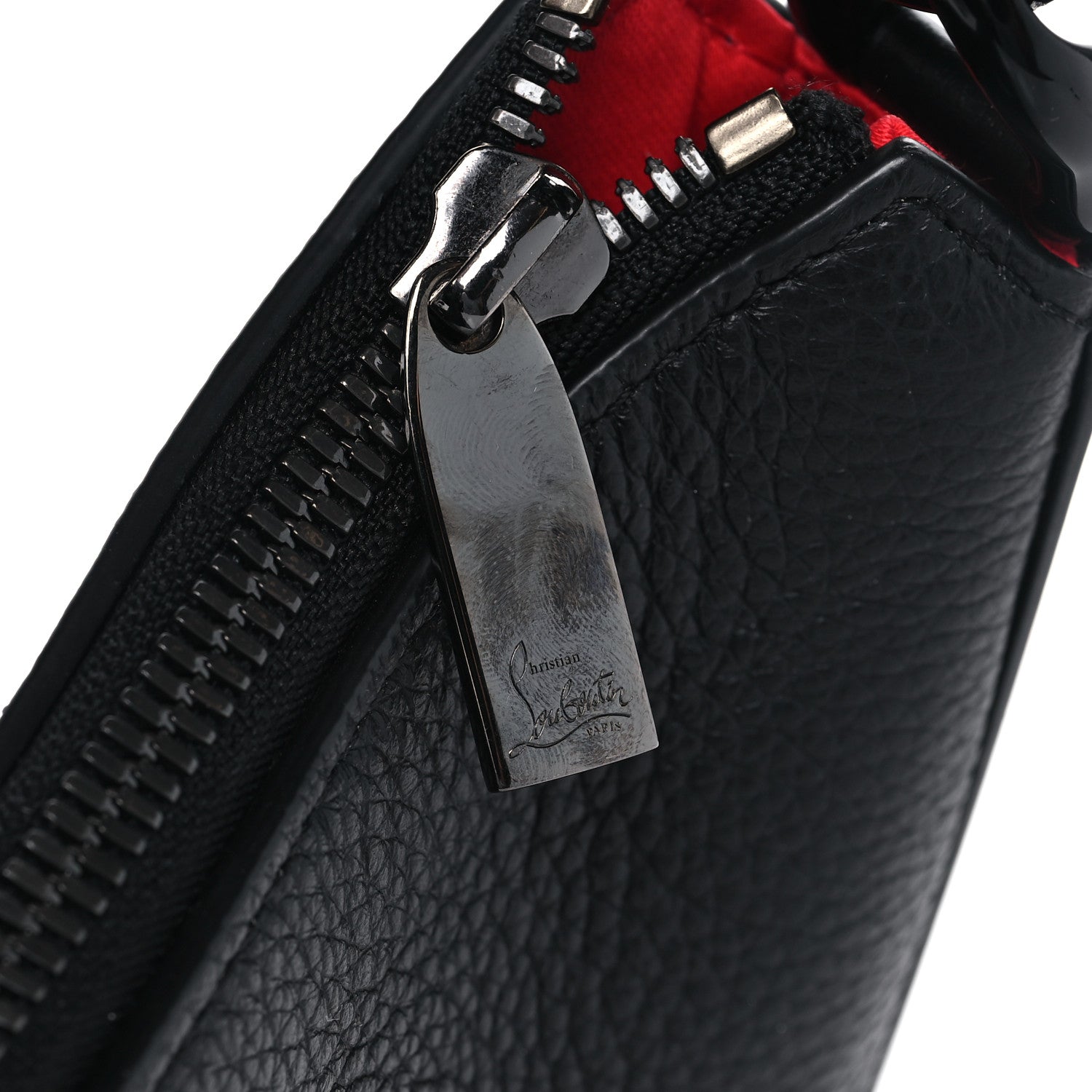 Christian Louboutin Calfskin Large Loubila Chain Shoulder Bag Black 12 of 12
