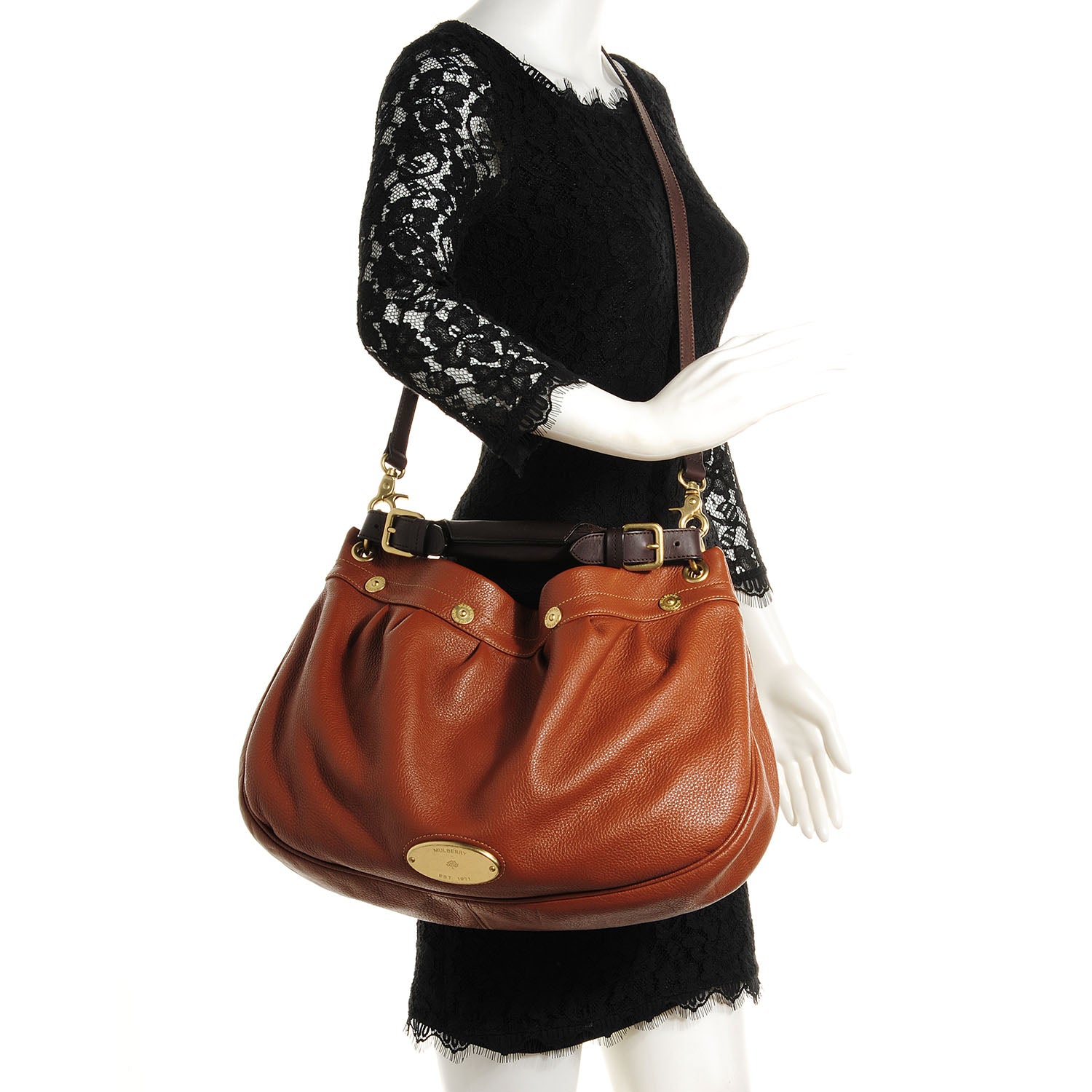 Mulberry Leather Mitzy East West Oak 2 of 9