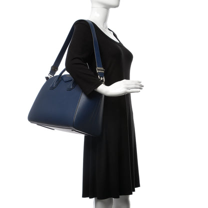 Givenchy Sugar Goatskin Medium Antigona Deep Blue 2 of 12