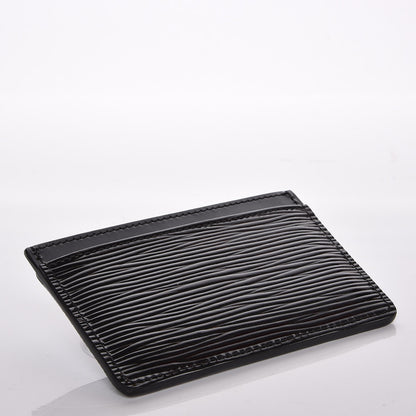 Louis Vuitton Epi Electric Card Holder Black 4 of 7