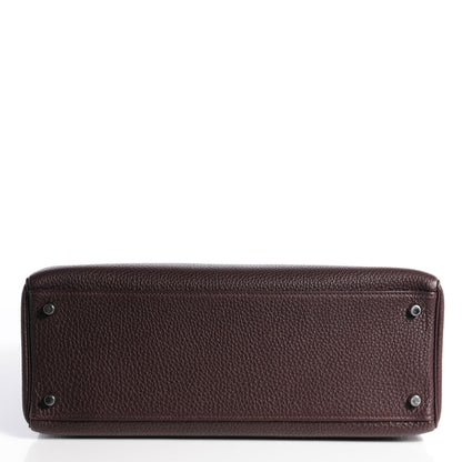 Hermes Togo Kelly Retourne 35 Chocolate 3 of 27