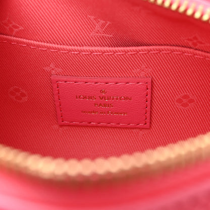 Louis Vuitton Calfskin Bubblegram Papillon BB Dragon Fruit 6 of 10