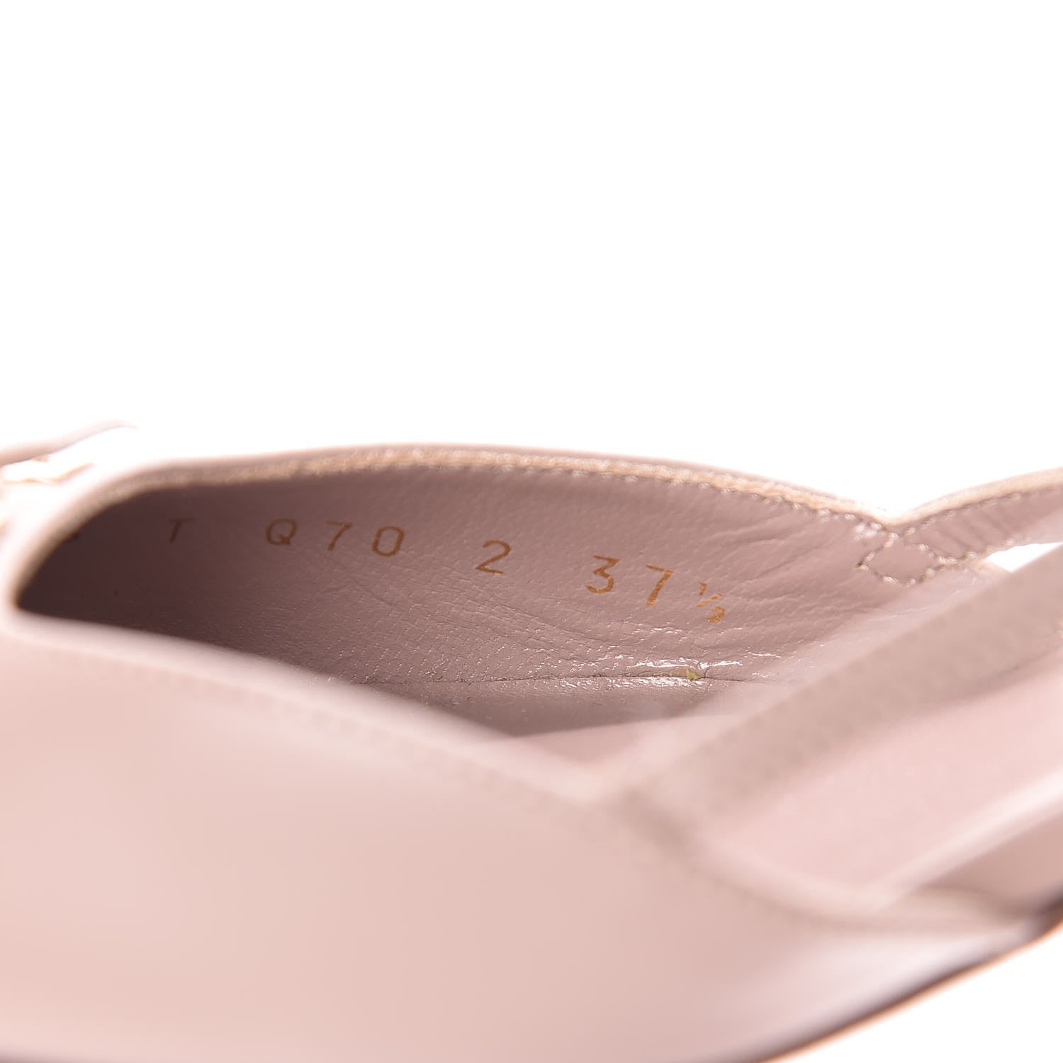 Valentino Garavani Calfskin Tonal Vlogo Slingback 40mm Pumps 37.5 Poudre 8 of 10