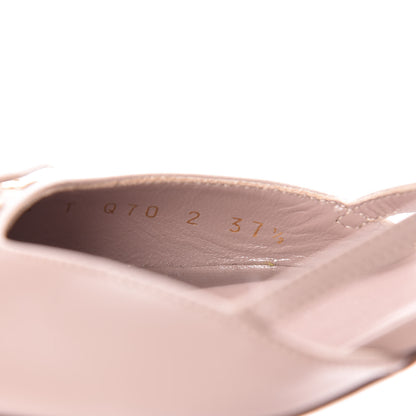 Valentino Garavani Calfskin Tonal Vlogo Slingback 40mm Pumps 37.5 Poudre 8 of 10