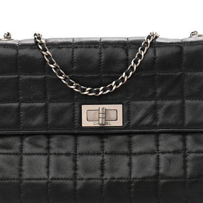 Chanel Lambskin Chocolate Bar Mademoiselle Flap Black 8 of 10