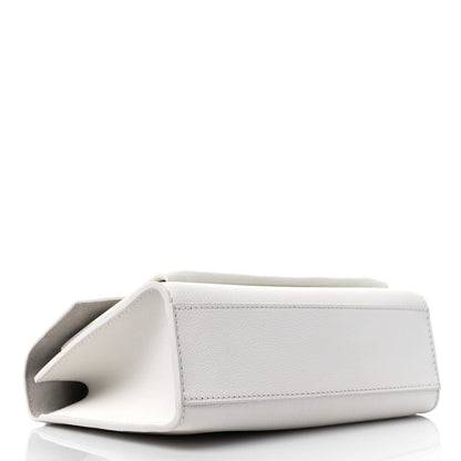 Louis Vuitton Soft Calfskin Mylockme Chain Bag BB White 4 of 8