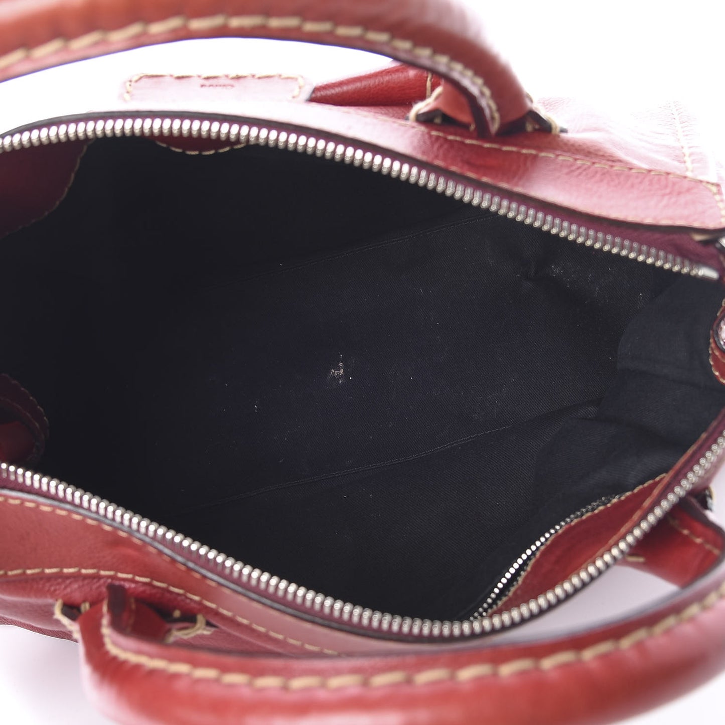 Calfskin Edith Satchel Whiskey