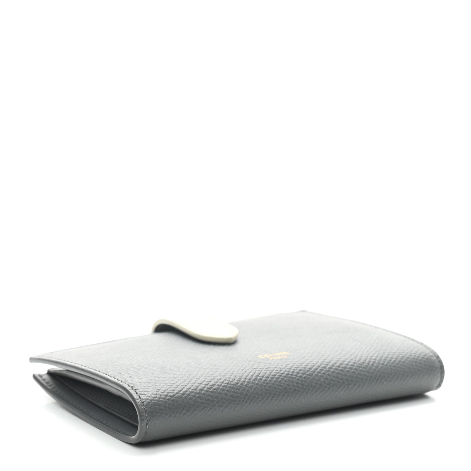 Celine Grained Calfskin Medium Multifunction Strap Wallet Grey 4 of 6