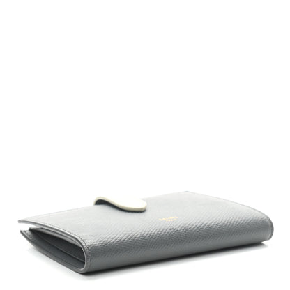 Celine Grained Calfskin Medium Multifunction Strap Wallet Grey 4 of 6