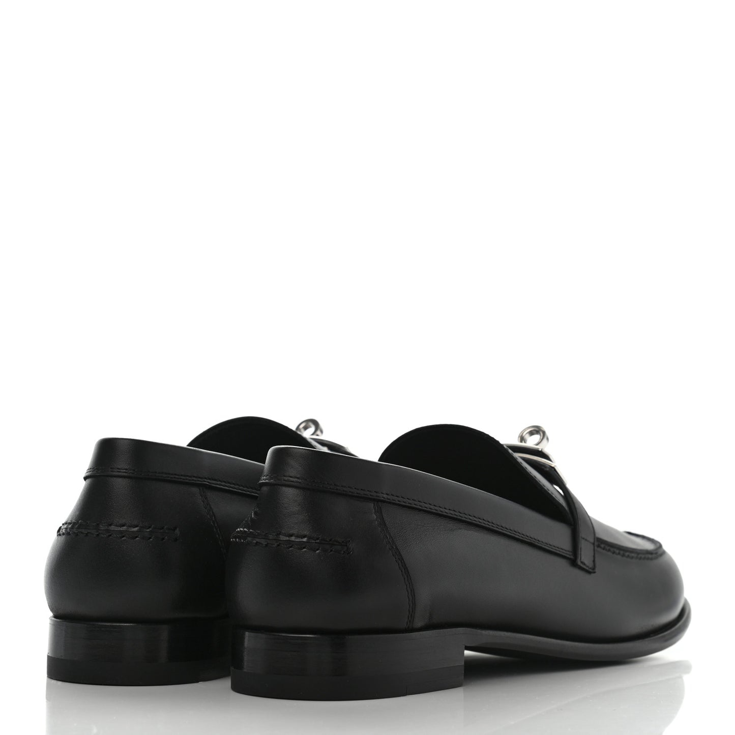 Calfskin Womens Destin Loafer 41 Black
