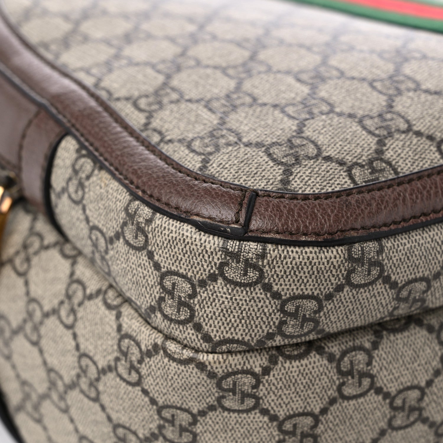 Gucci GG Supreme Monogram Medium Ophidia Day Backpack Brown 8 of 12
