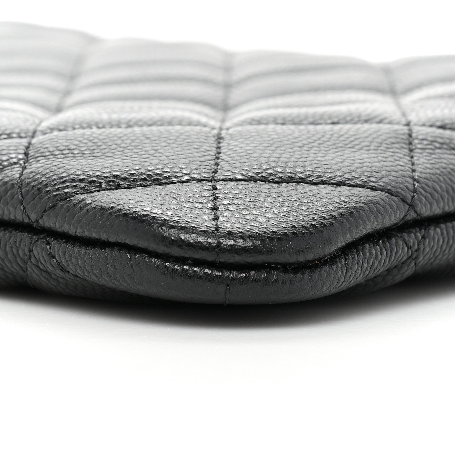 Chanel Caviar Quilted Medium Cosmetic Case Black 8 of 9