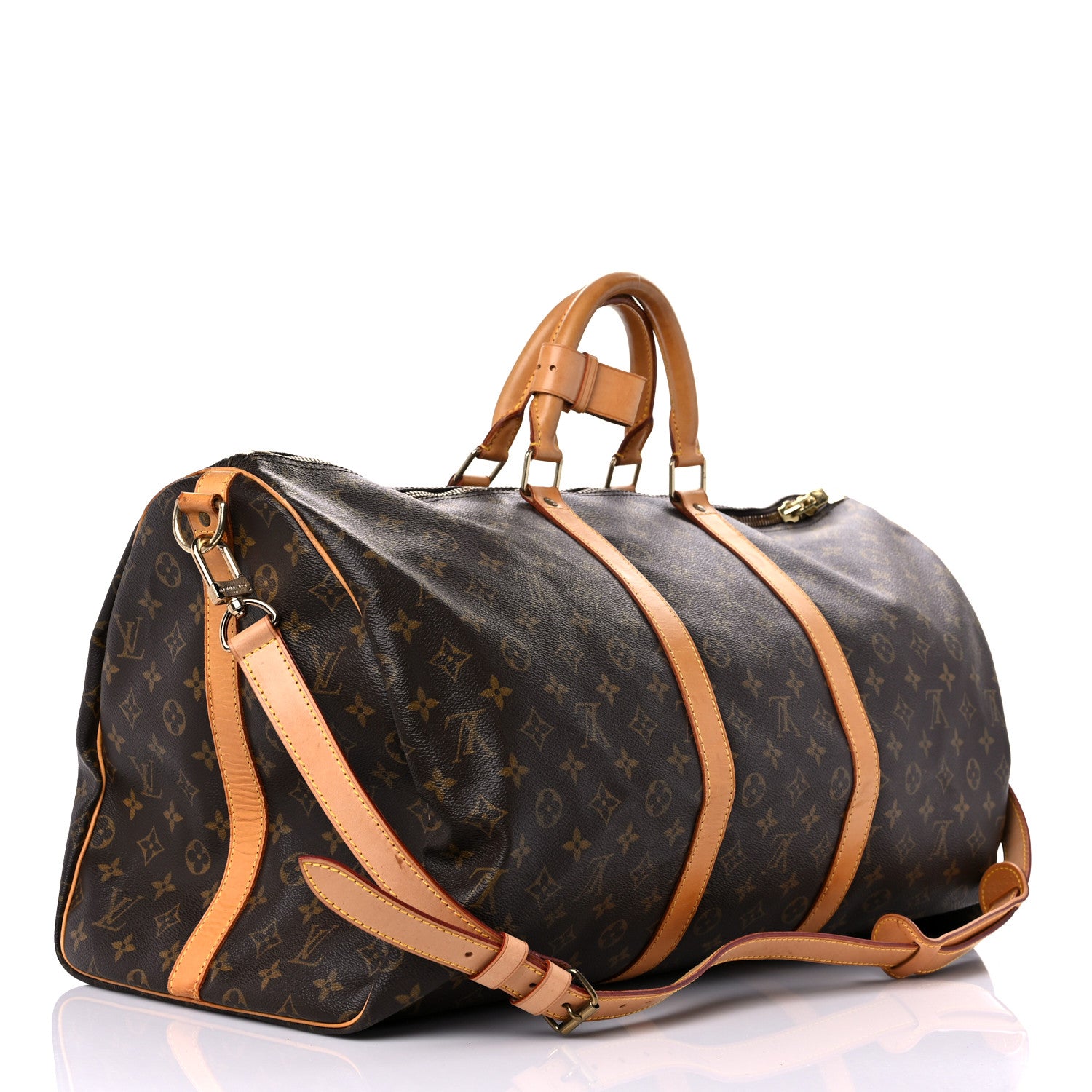 Louis Vuitton Monogram Keepall Bandouliere 55 3 of 21